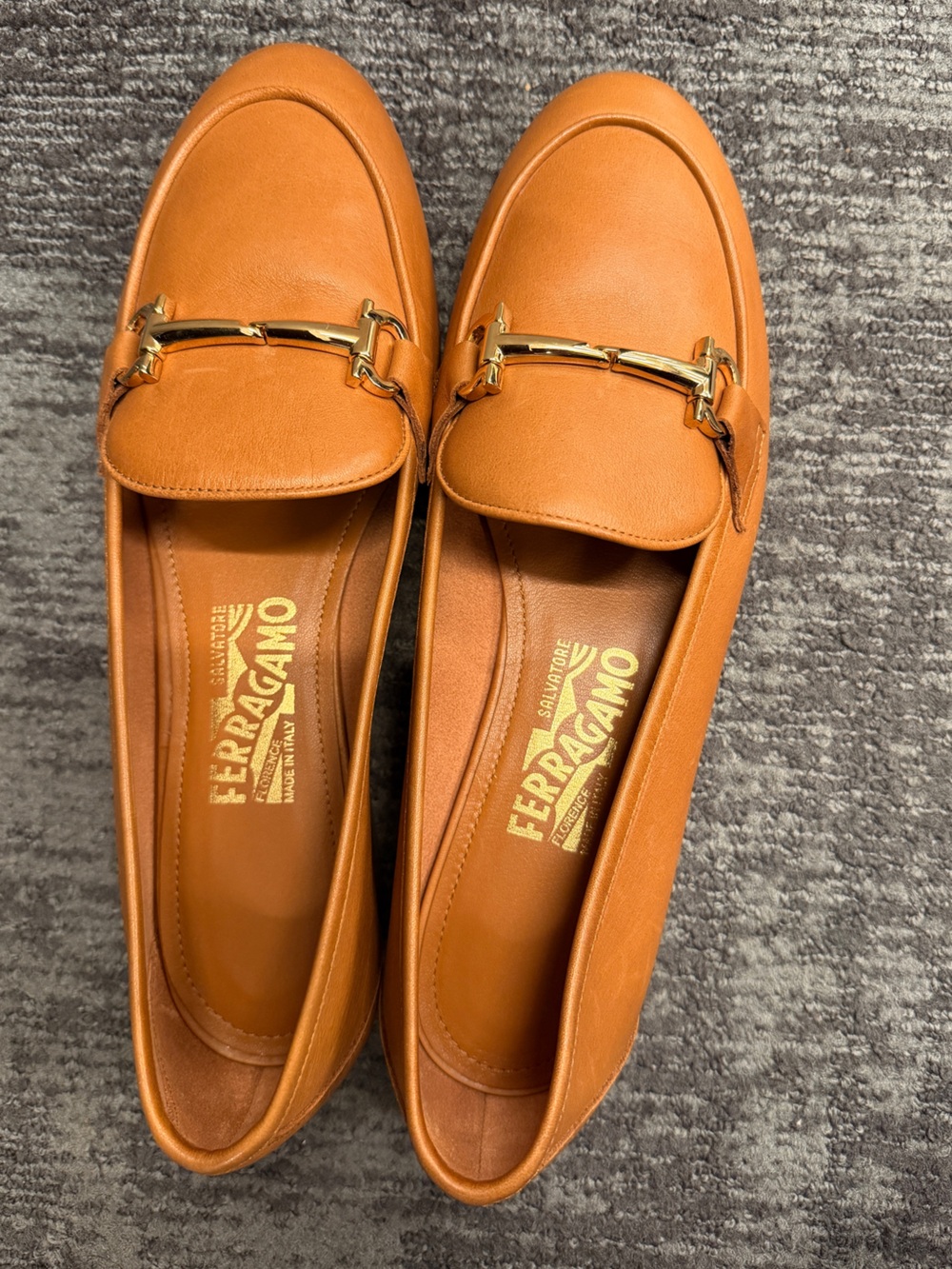 Salvatore Ferragamo Leather Bit Loafers